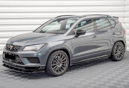UNDER SKIRTS SUITABLE FOR CUPRA ATECA MK1 2018-2021 GLOSS BLACK BLACK DESIGN
