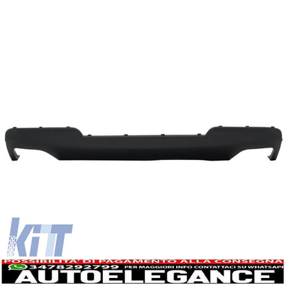 diffusore d'aria a doppia uscita con terminali di scarico sport m-teck 550i v8 lci quadrati adatti per bmw f10 f11 2011-2017