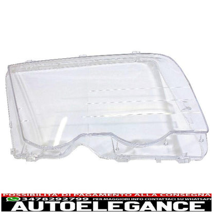 headlight glasses suitable for bmw e46 3 series (1998-2001) pre restyling