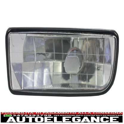 Fog lamps suitable for bmw 3 series e36 (1991-2000) chrome glass lens 