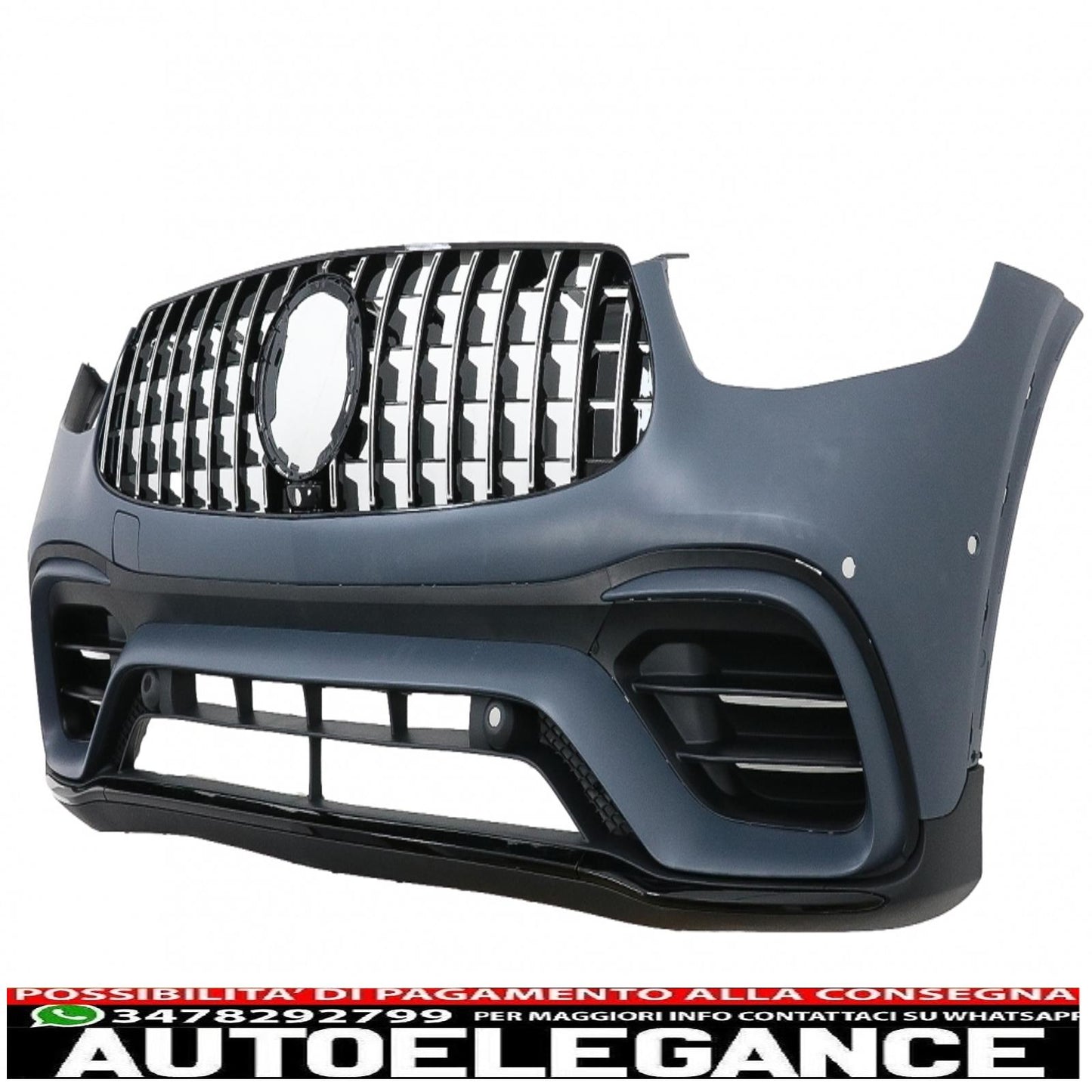 body kit suitable for mercedes glc suv facelift x253 (2020-up) glc63 chrome design 
