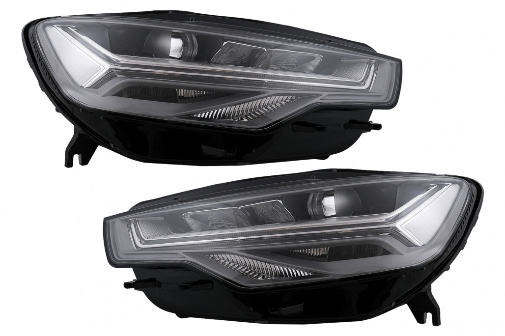 FARI ANTERIORI ADATTI PER AUDI A6 4G 2011-2014 XENON LOOK LIFT FULL LED