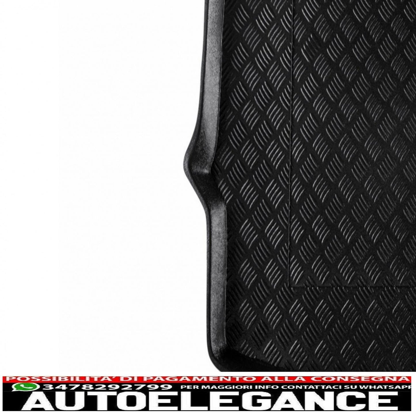 Non-slip boot mat suitable for Nissan Qashqai II (2014-)