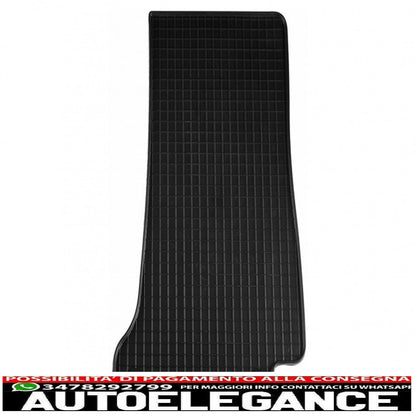 Rubber mat suitable for mercedes c class w205 2014+ black