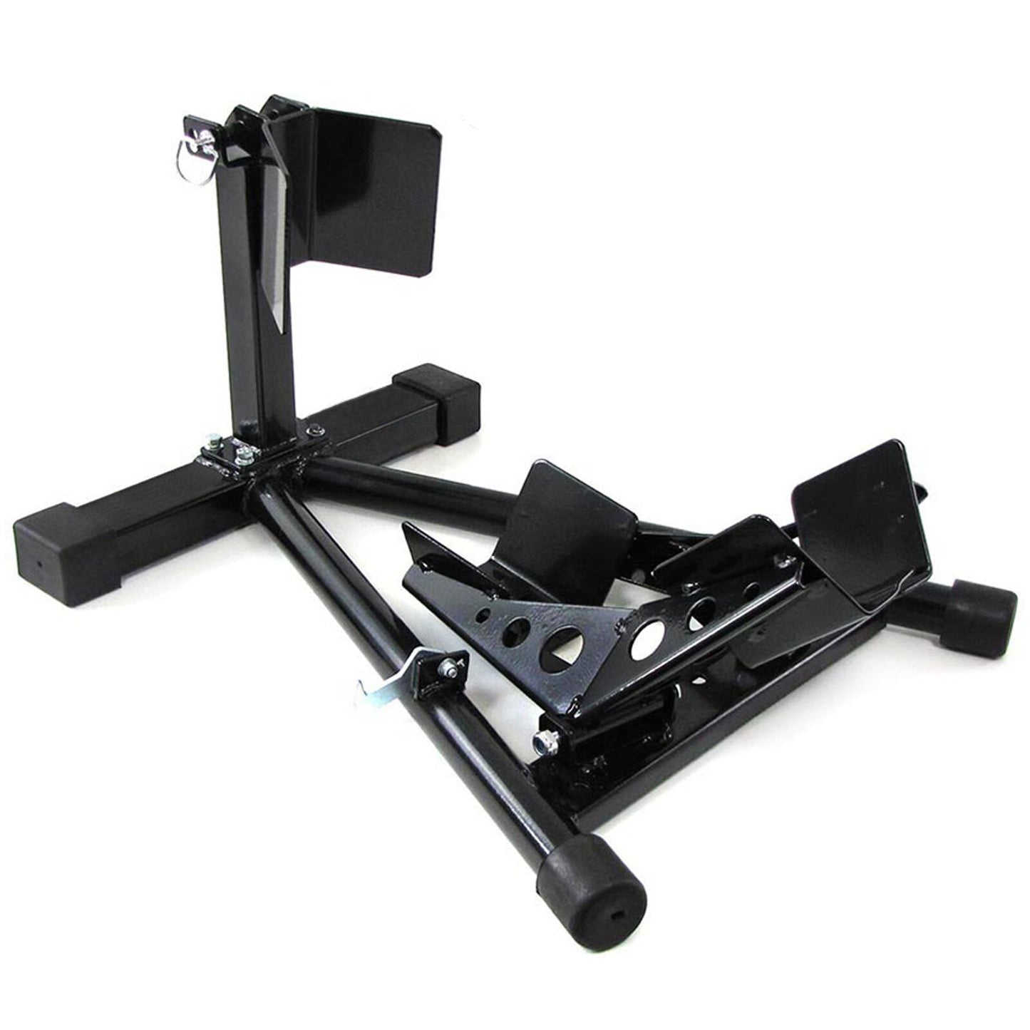 Cavalletto di montaggio cavalletto moto con bilanciere regolabile fino a 680kg nero AUTOELEGANCERICAMBI