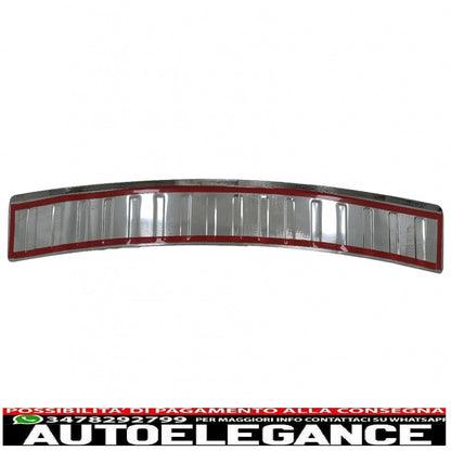 Protezione paraurti posteriore battitacco pedana copertura in alluminio adatta per vw golf vii 7 7.5 5g variante (2012-2019)