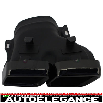 Exhaust muffler tips for mercedes benz c class w205 s205 c205 a205 e class w213 s class w222 gle c292 gle w166 glc w253 x253 c253 c217 2014 onwards a-design