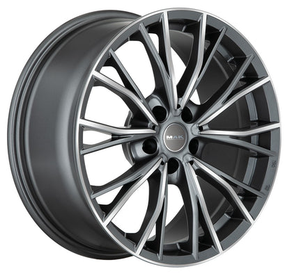 CERCHI CERCHIO IN LEGA 17" Adatto per AUDI A5 MAK MARK NERO
