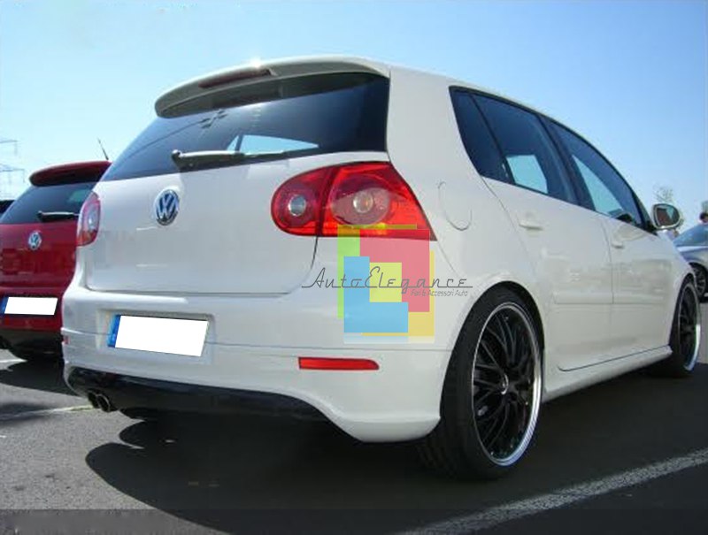 DIFFUSORE ADATTO PER VW GOLF 5 NERO LUCIDO ABS GTD GTI LOOK SPORTIVO