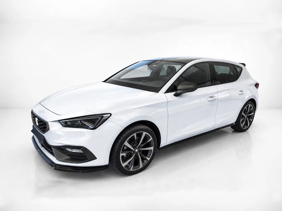 👉SPLITTER ANTERIORE ADATTO PER SEAT LEON MK4 FR 2020+ NERO LUCIDO👈