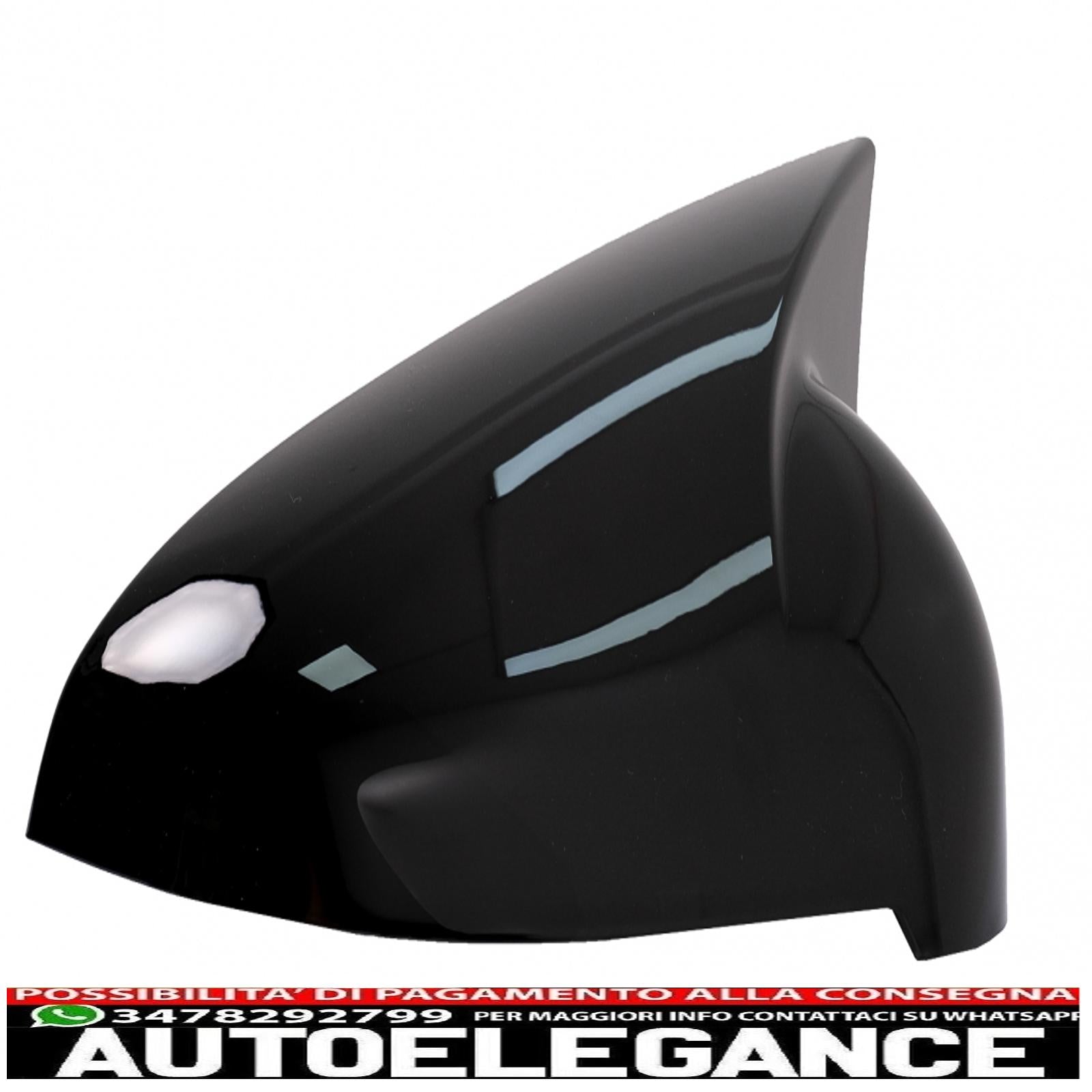 calotte specchietti adatte per audi a4 b9 (2016-2018) audi a5 s5 rs5 (07.2016-2019) senza sideassist piano nero AUTOELEGANCERICAMBI