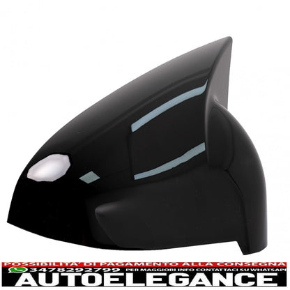 calotte specchietti adatte per audi a4 b9 (2016-2018) audi a5 s5 rs5 (07.2016-2019) senza sideassist piano nero AUTOELEGANCERICAMBI