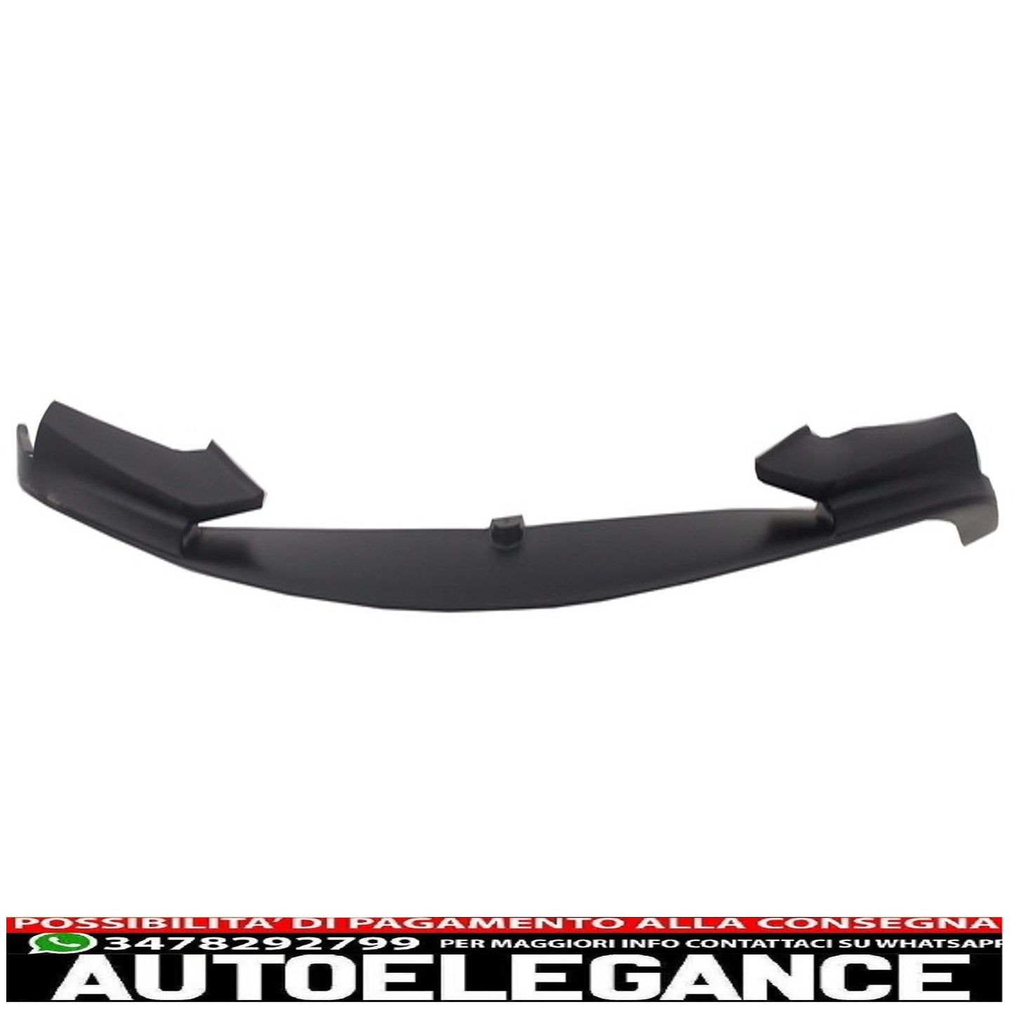 Labbro spoiler paraurti anteriore con coperture specchietti, diffusore e terminali marmitta di scarico neri adatti per BMW Serie 5 F10 F11 Sedan Touring (2015-2017) Design M-Performance