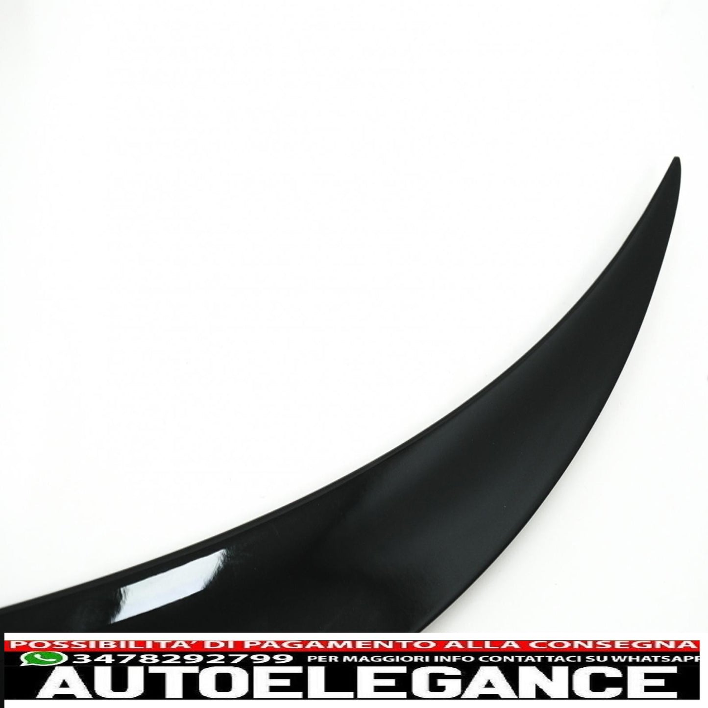 Trunk Spoiler Suitable for BMW X6 F16 (2015-up) Sporty Design Piano Black 