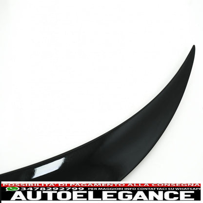 Trunk Spoiler Suitable for BMW X6 F16 (2015-up) Sporty Design Piano Black 