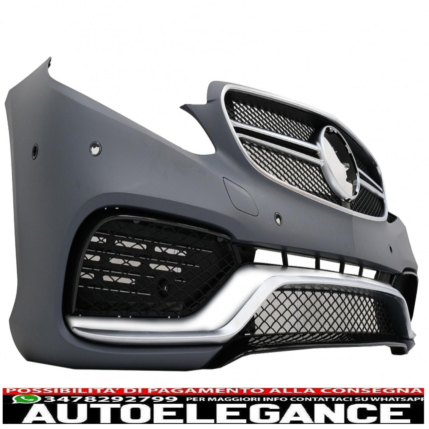 body kit suitable for mercedes w212 e-class facelift (2013-up) e63 design with exhaust tips