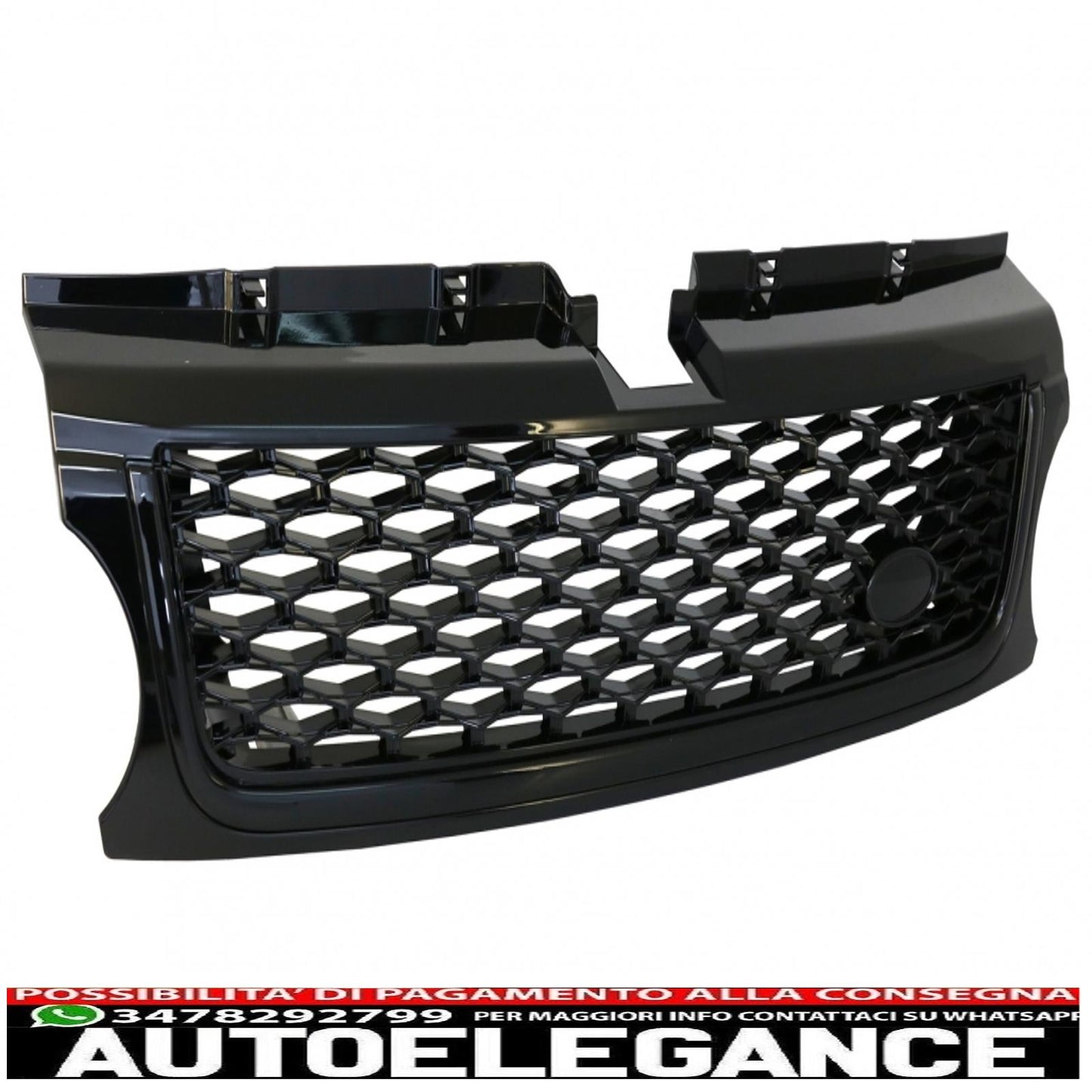 central grille and side air intakes group suitable for land rover sport l320 restyling (2009-2013) autobiography look all black edition