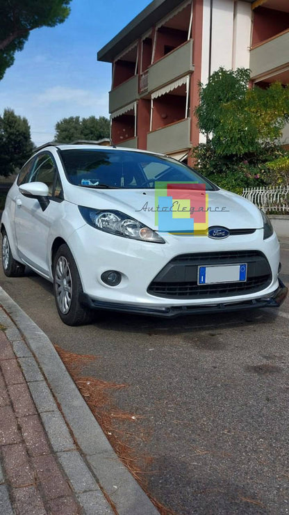 SPLITTER SOTTO PARAURTI ANTERIORE FORD FIESTA MK7 2012-2017 ABS NERO