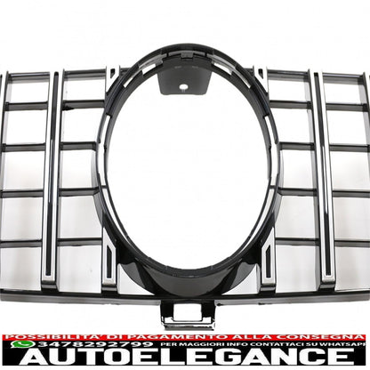 front grill suitable for mercedes cls w219 (2005-2008) gt-r panamericana design chrome