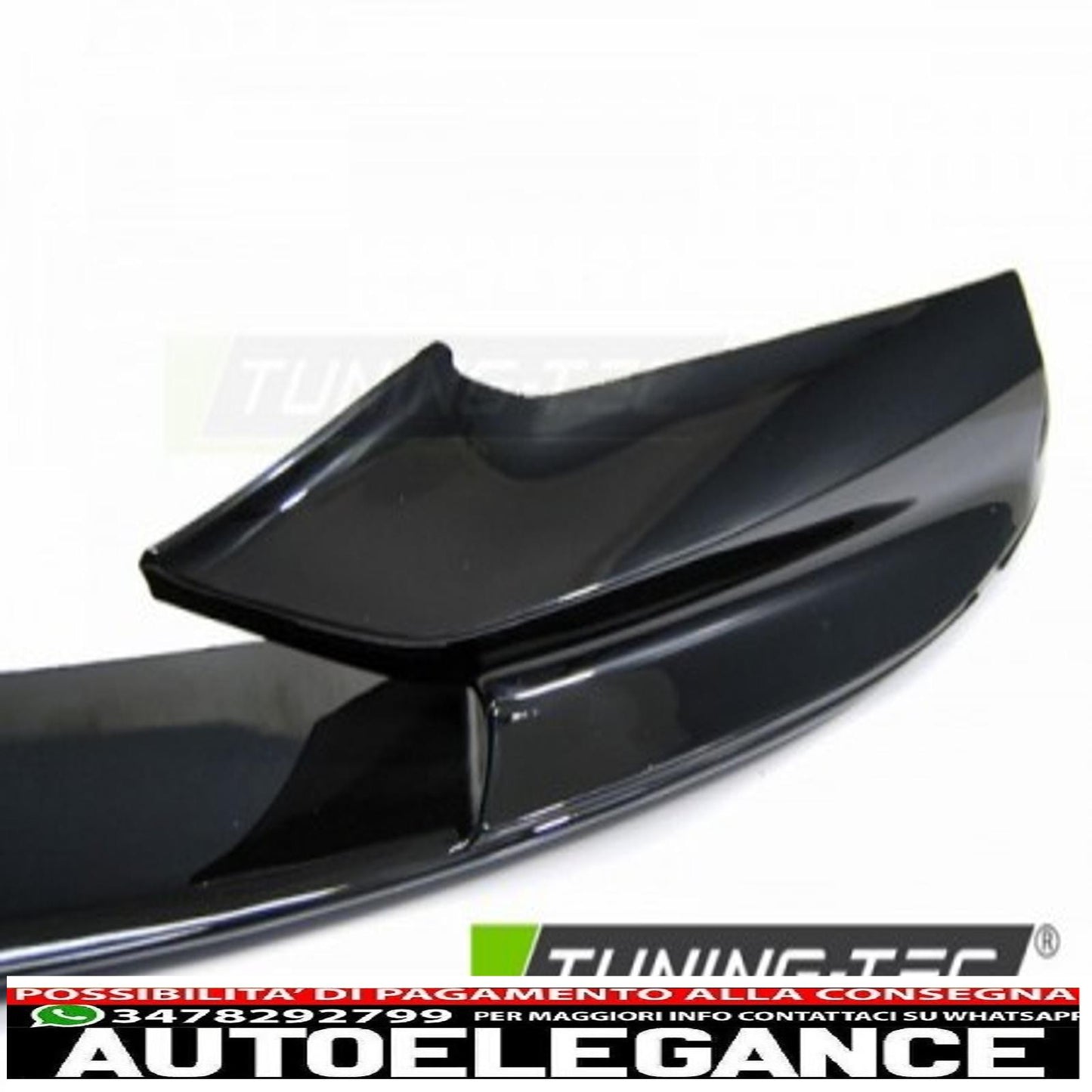 spoiler anteriore stile performance nero lucido per bmw f10/ f11 / f18 11-16