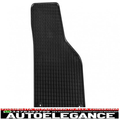 Rubber mat suitable for skoda octavia ii limousine (06/2004-01/2013) kombi (06/2004-05/2013)