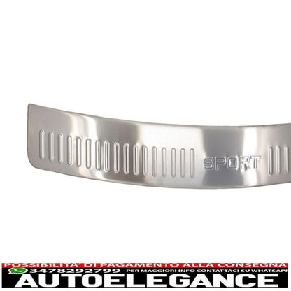 Rear Bumper Protector Sill Kick Plate Cover Aluminium Fit For Land Range Rover Sport L320 (2005-2013) Tailgate Boot Liner