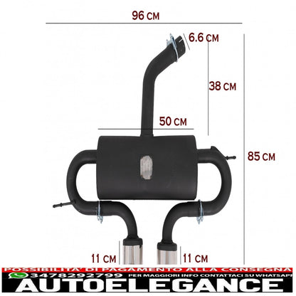 body kit suitable for vw golf mk 5 v golf 5 (2003-2007) gti r32 design with full exhaust system 