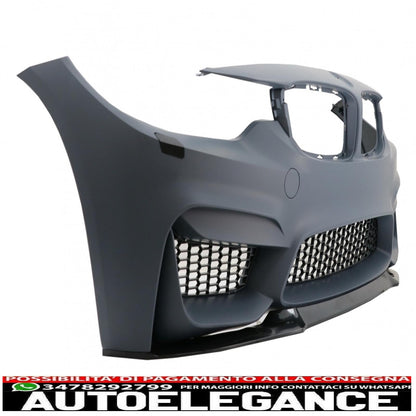 kit carrozzeria completo adatto per bmw serie 4 f32 coupé f33 cabrio (2013-2019) con terminali di scarico pianoforte nero design m4