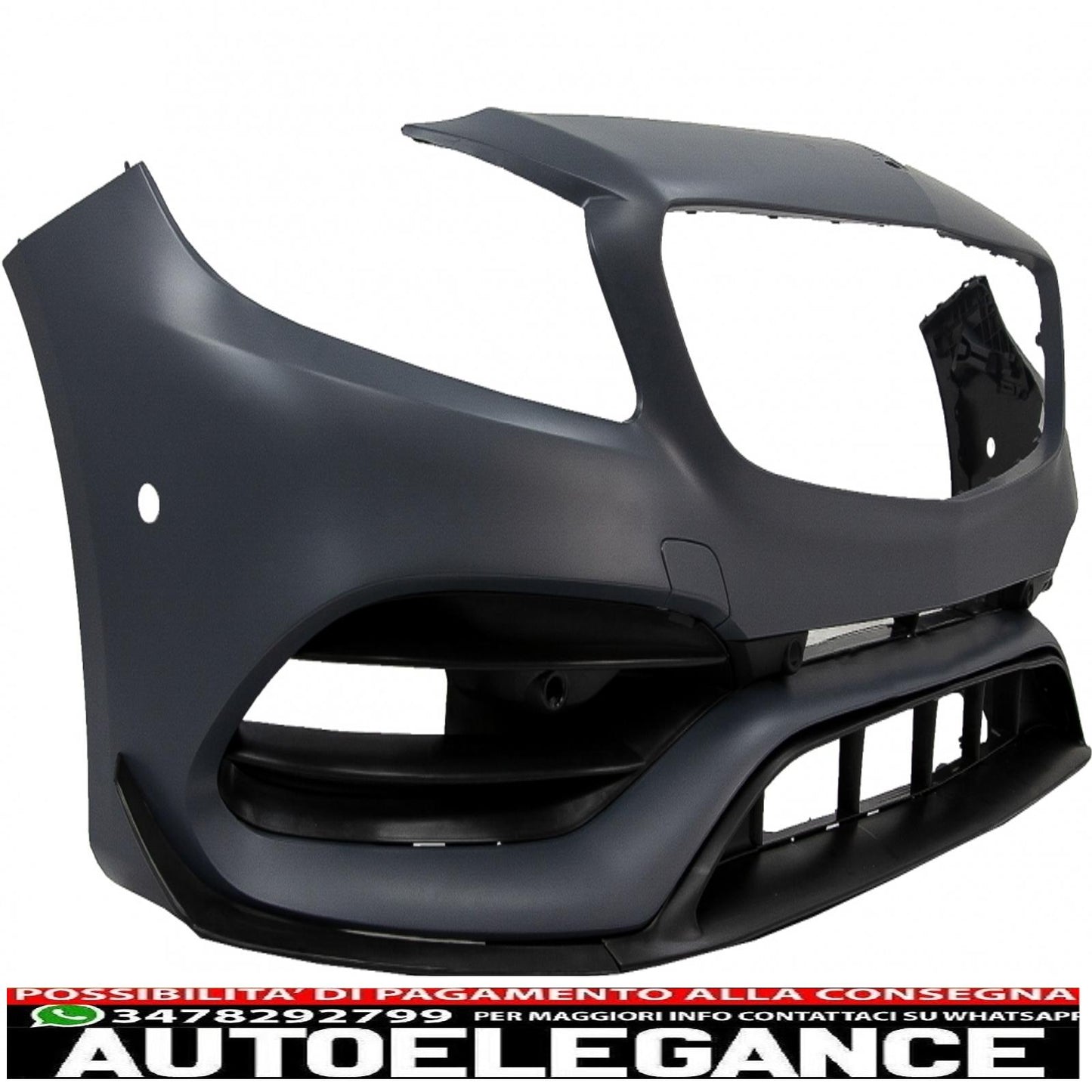 complete body kit with grille suitable for mercedes a-class w176 (2012-2018) restyling a45 design 