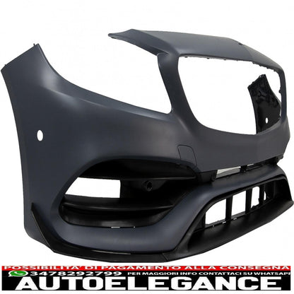 complete body kit with grille suitable for mercedes a-class w176 (2012-2018) restyling a45 design 