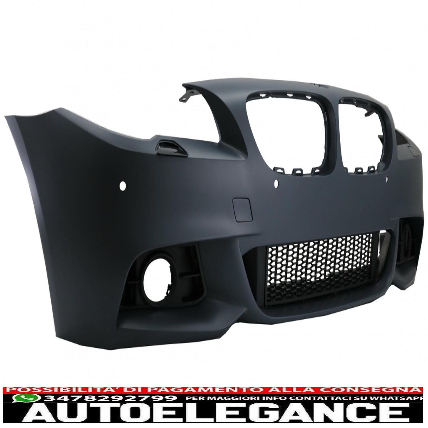 paraurti anteriore adatto per bmw serie 5 f10 f11 lci berlina touring (2015-2017) design m-tech