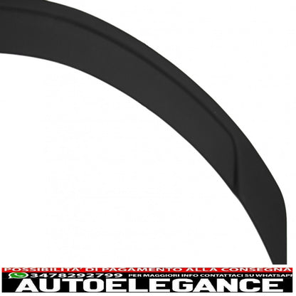 trunk spoiler suitable for mercedes c-class w205 (2014-2020) gts-design matt black 