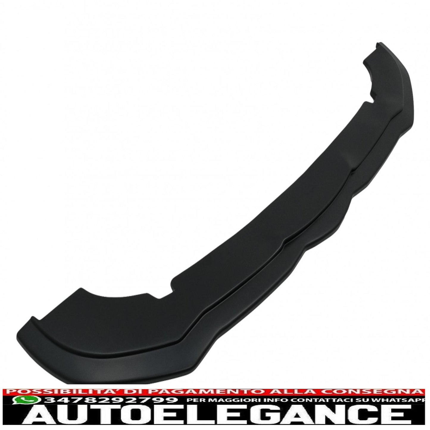 Front bumper splitter suitable for alfa romeo giulia 952 (2016-2021) black