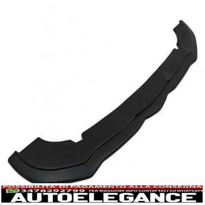 Front bumper splitter suitable for alfa romeo giulia 952 (2016-2021) black