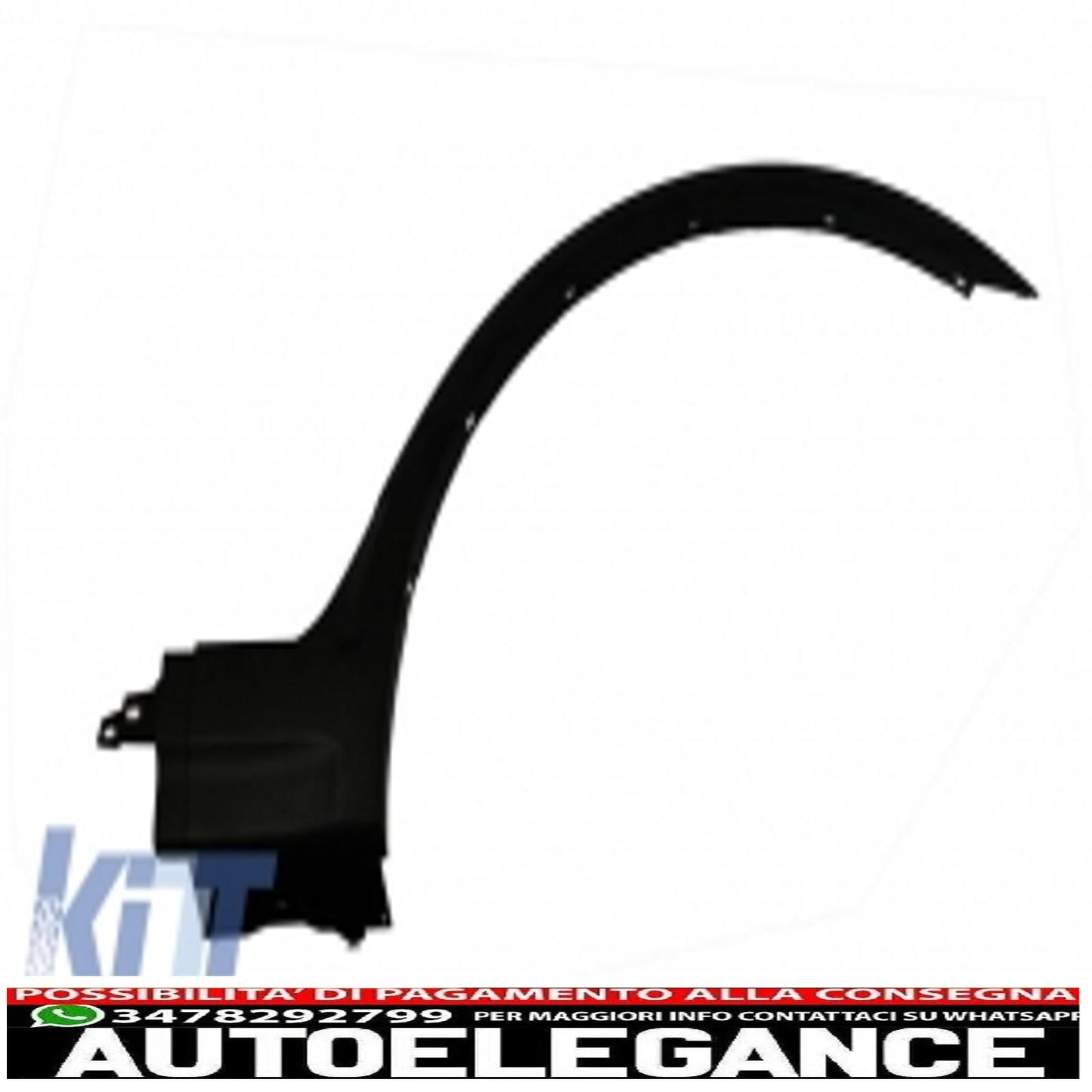 parafanghi passaruota adatti per bmw x3 e83 lci (2006-2010) con pedane laterali