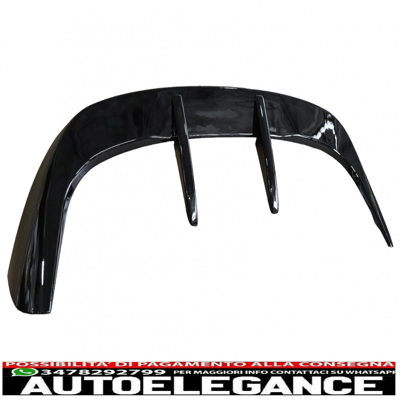 ala spoiler sul tetto adatta per bmw x1 suv f48 pre-lci (06.2015-2019) sport piano nero AUTOELEGANCERICAMBI