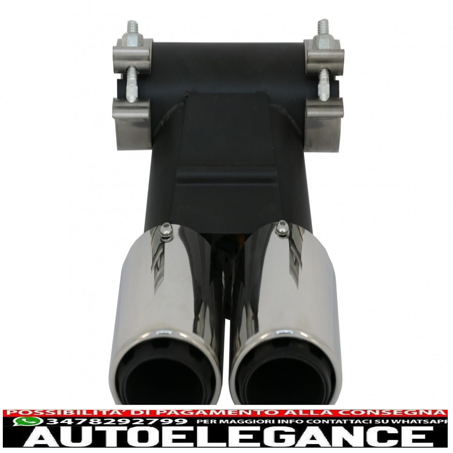 Exhaust tips suitable for Porsche 718 Cayman Boxster 982 (2016-up) chrome 