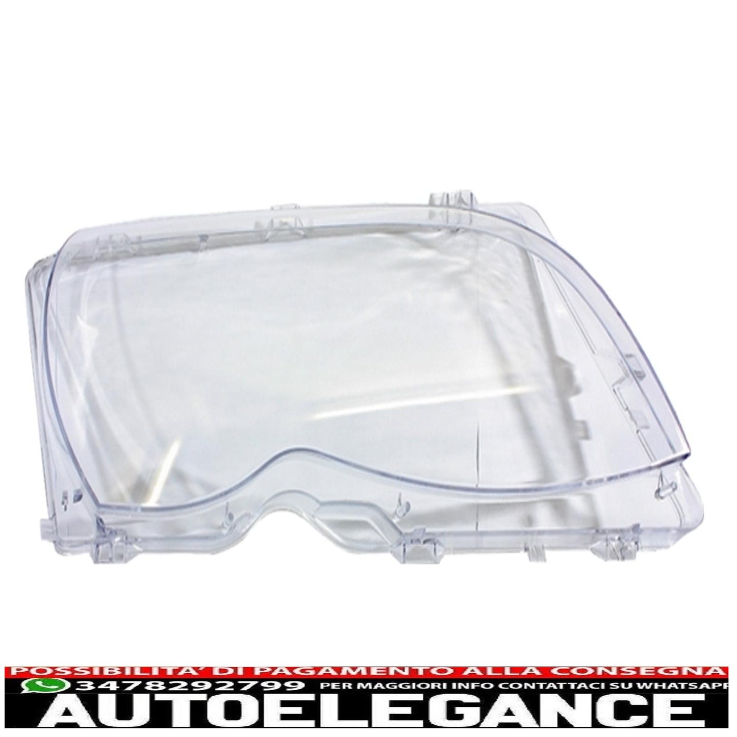 Headlight lenses suitable for bmw 3 series e46 lci facelift sedan/touring (2001-2004)