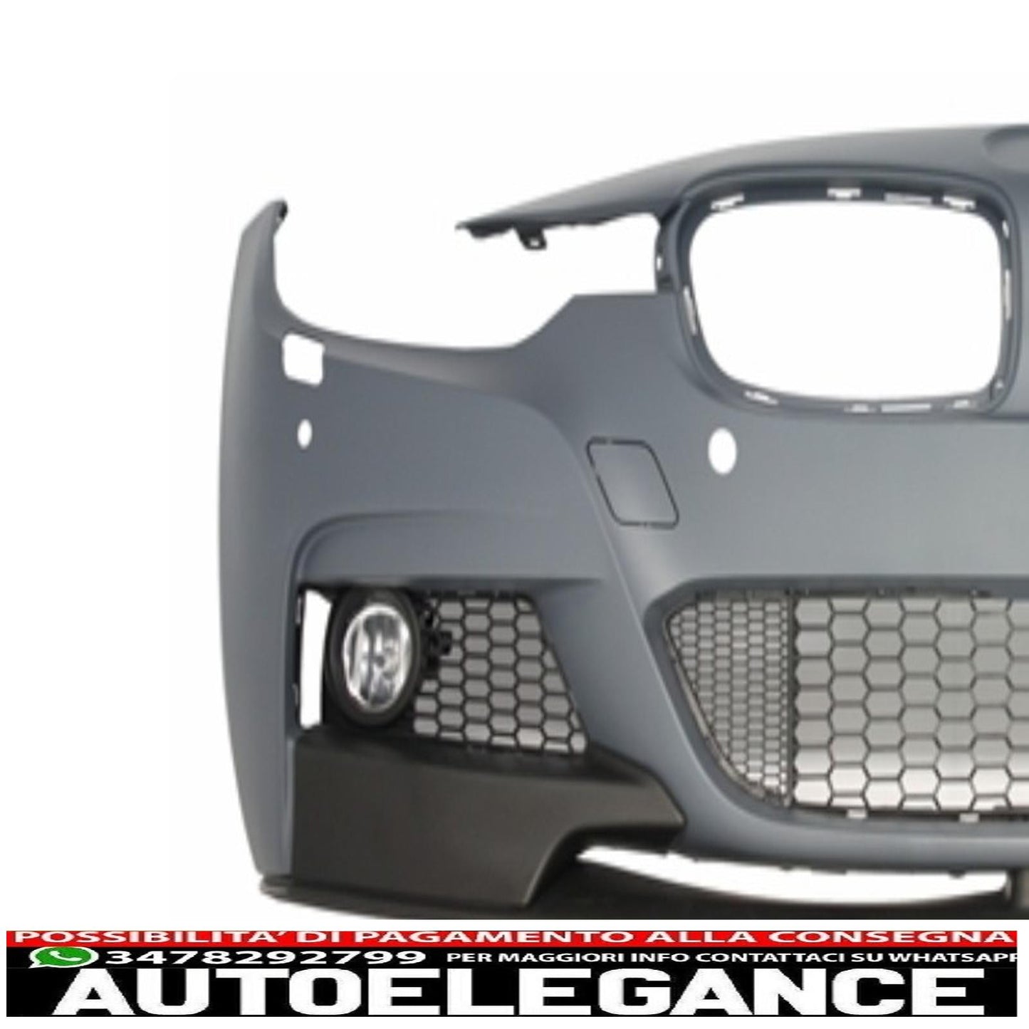 kit carrozzeria completo adatto per bmw serie 3 f30 (2011-2019) design m-performance con parafanghi anteriori e cofano cofano e terminali marmitta carbonio opaco