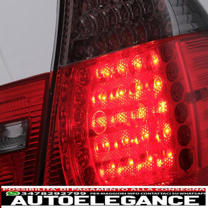 led rear lights suitable for bmw 3 series e46 limousine 4d (09.2001-03.2005) smoke red