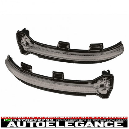 osram dynamic full led ledriving mirror indicators suitable for vw golf 7 &amp; 7.5 (08/2012-) vw touran ii (05/2015-) lamando (2014 -2019) black edition 
