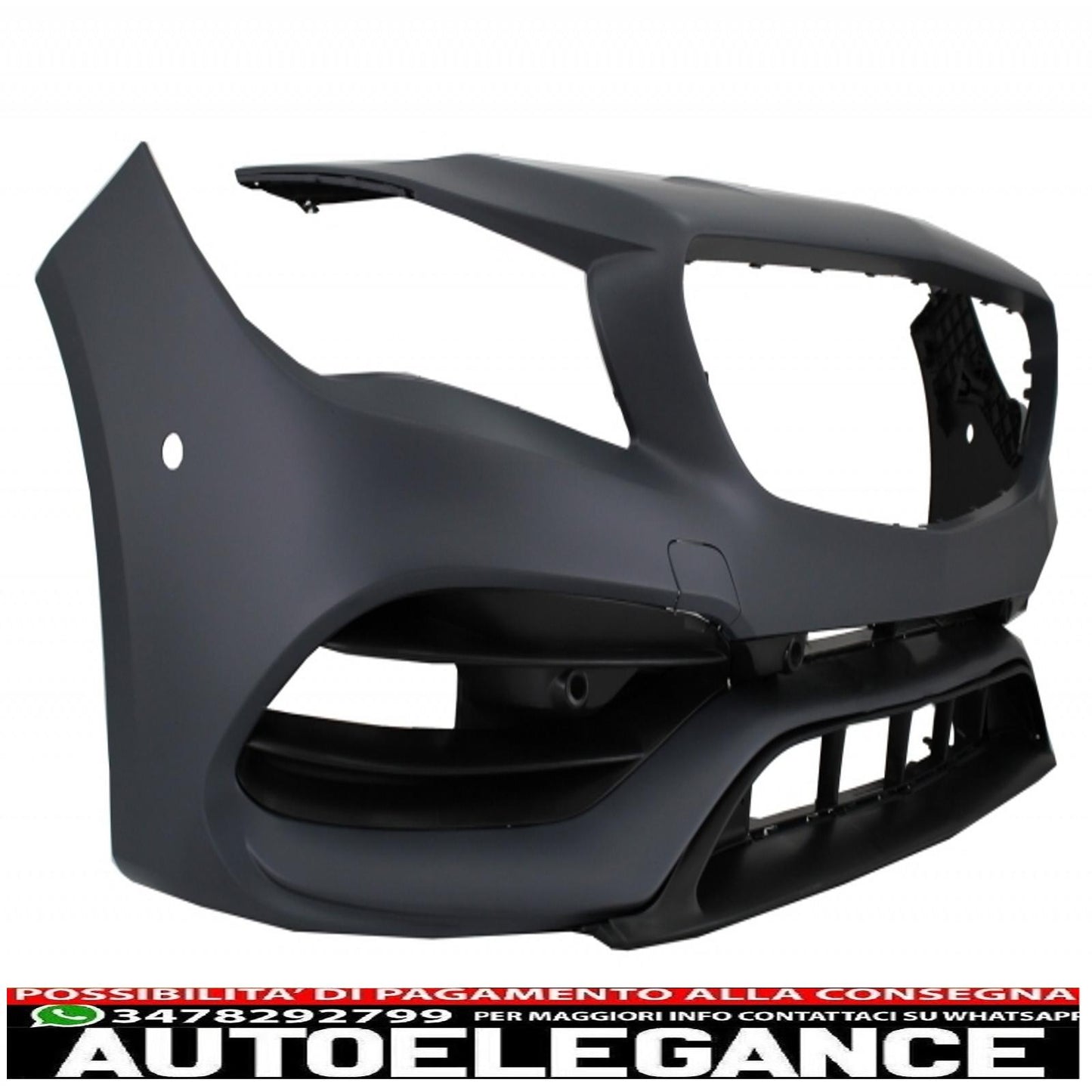 kit carrozzeria completo adatto per mercedes cla w117 c117 (2013-2018) restyling cla45 design griglia anteriore cromata