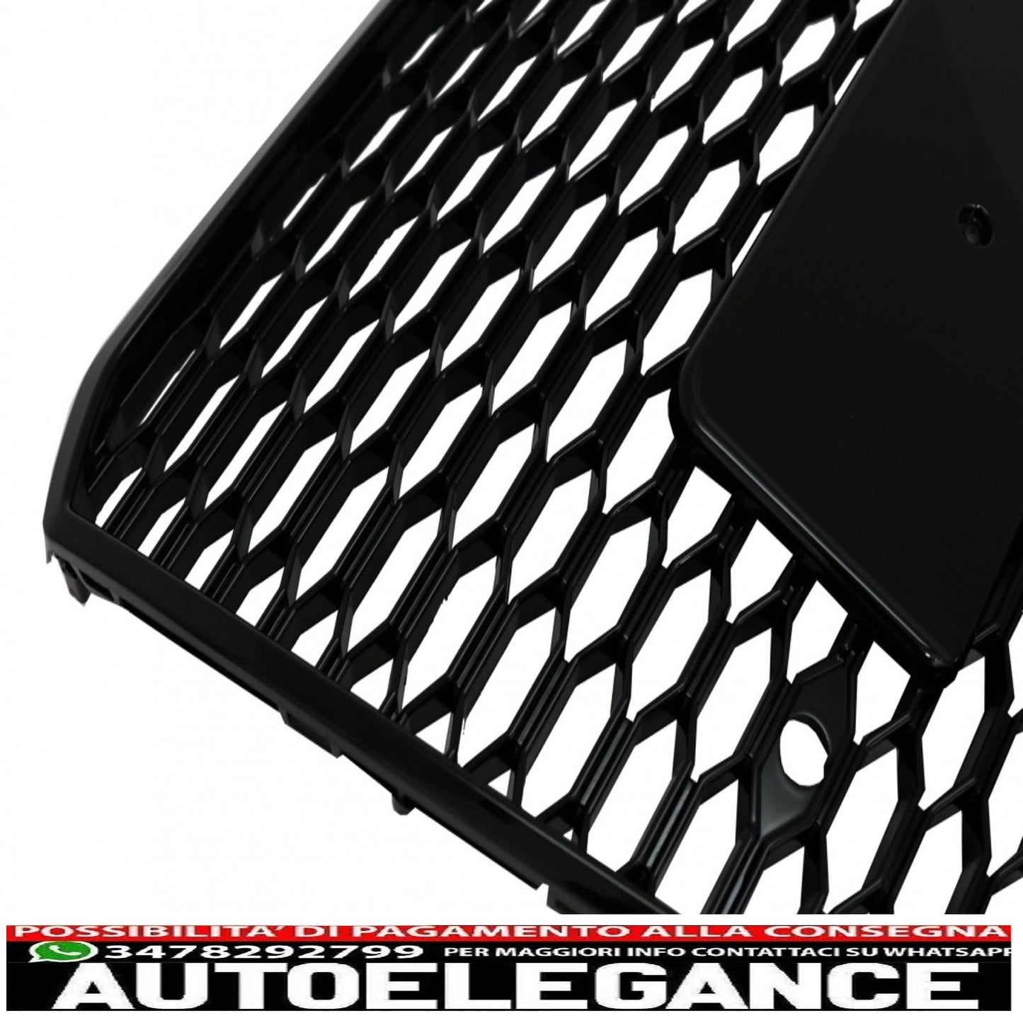 griglia anteriore adatta per audi a8 d4 facelift (2014-2017) rs8 design pianoforte nero