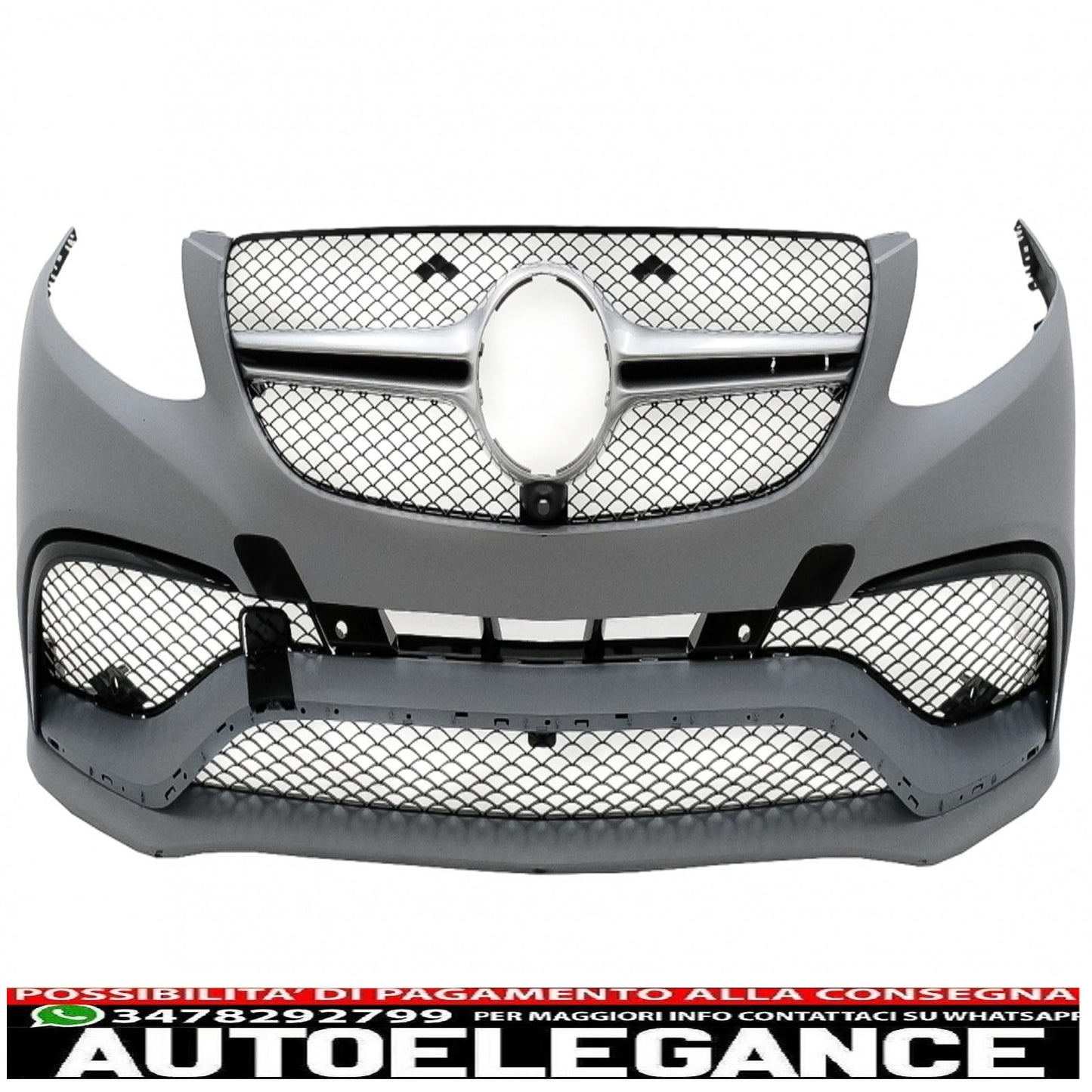 complete body kit suitable for mercedes gle coupé c292 (2015+) design all black edition 