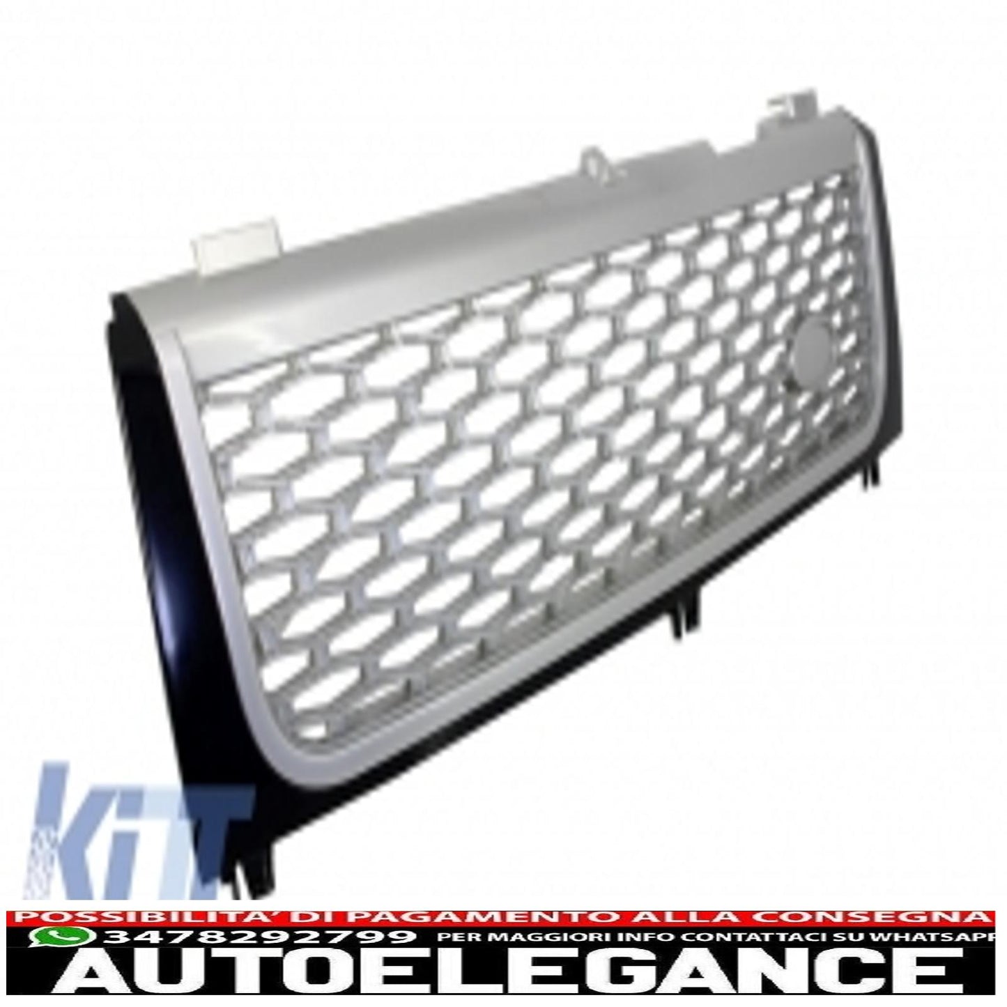 central grille and side vents assembly suitable for land rover vogue iii l322 (2002-2005) autobiography supercharged edition