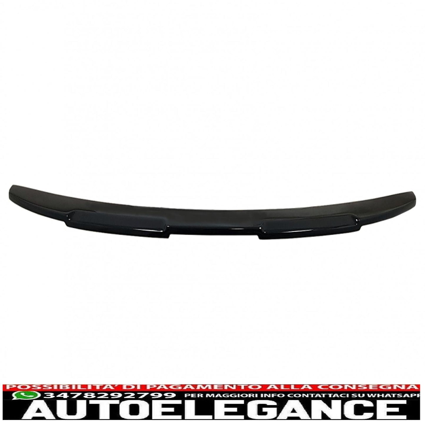 Trunk Spoiler Lip Suitable For Mercedes E Class W213 (2016-2019) Piano Black