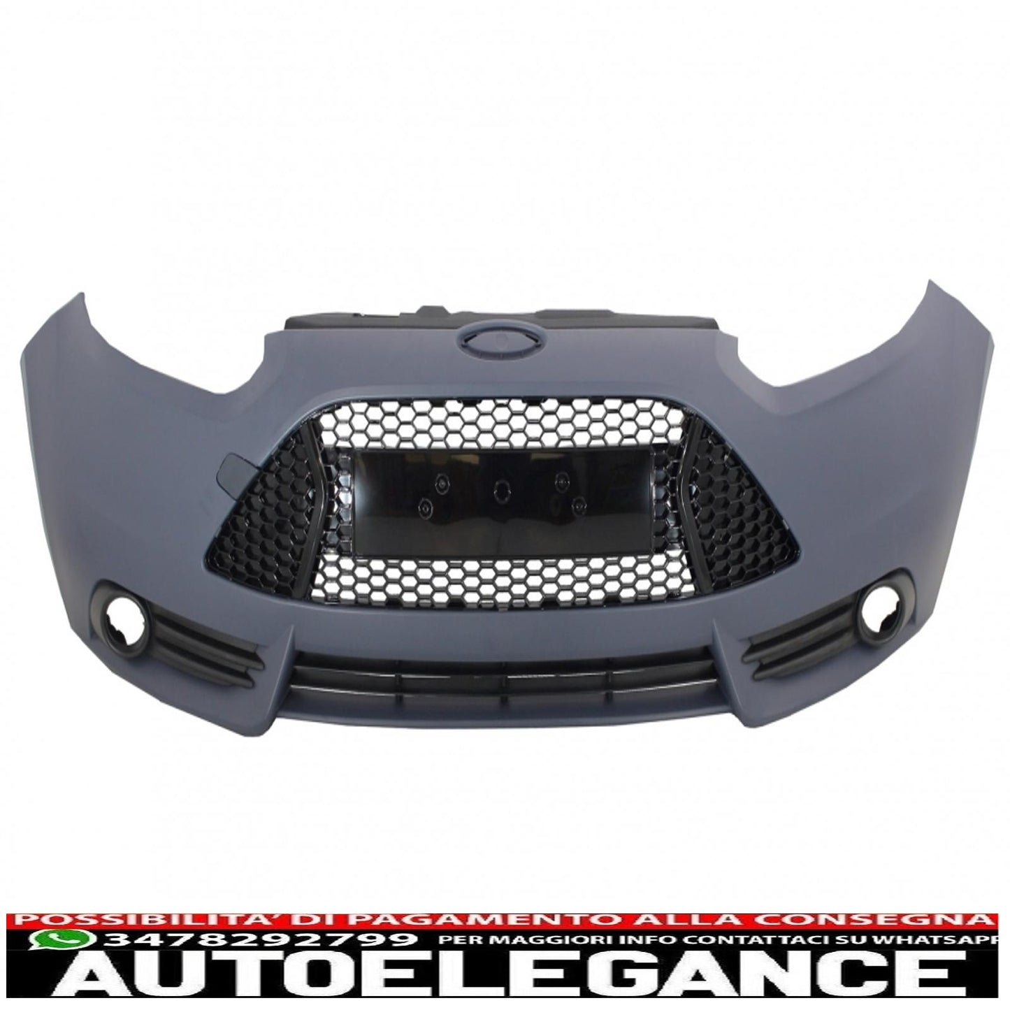 front bumper suitable for Ford Focus MK III 3 (2011-2014) st design with additional roof spoiler 