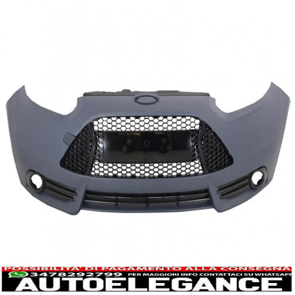 front bumper suitable for Ford Focus MK III 3 (2011-2014) st design with additional roof spoiler 