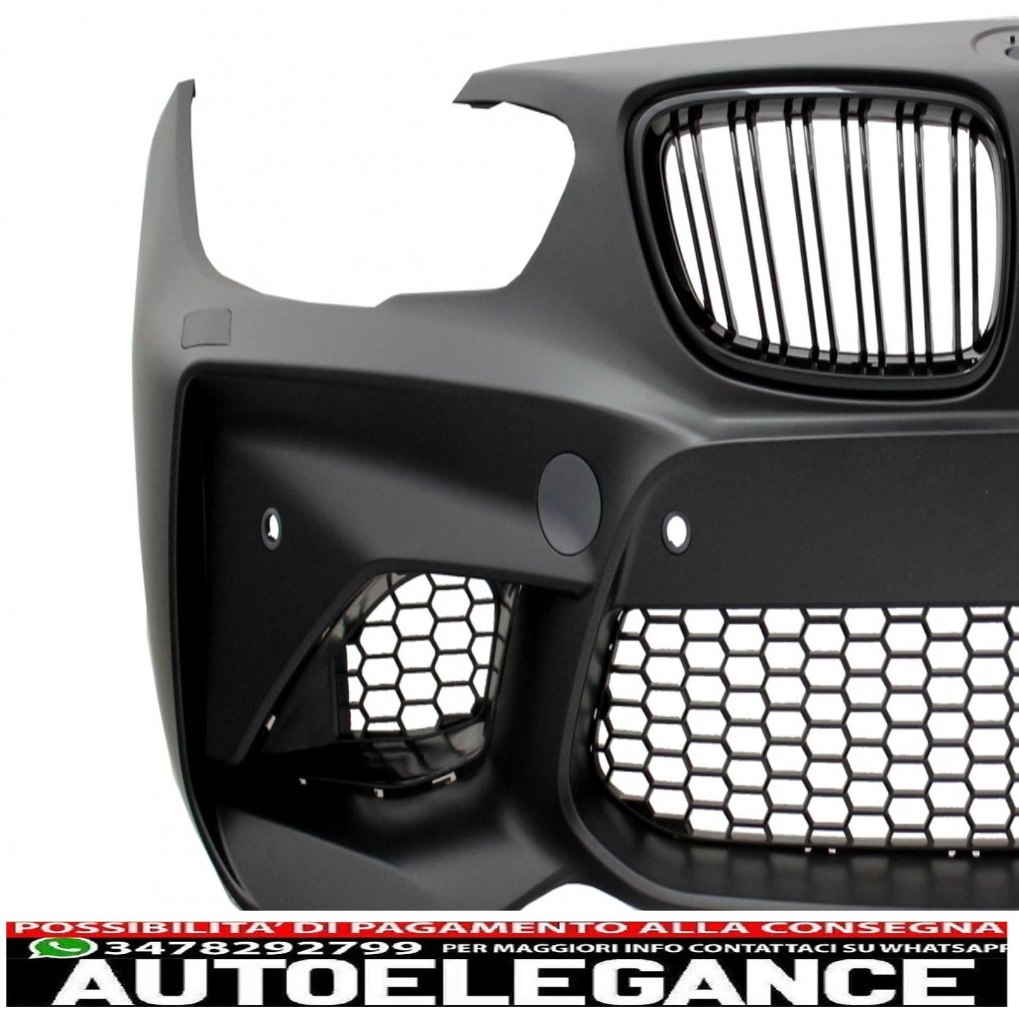 front bumper suitable for bmw 1 series f20 f21 lci (2015-06.2019) m2 design