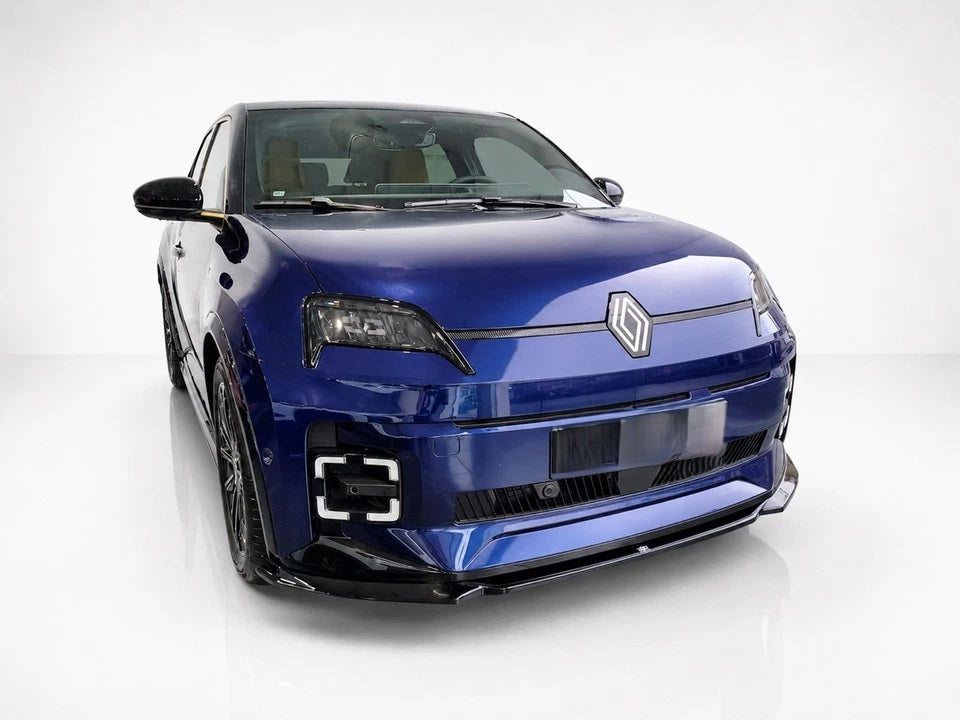 👉Splitter anteriore per Renault 5 E-Tech (2024-) in ABS nero lucido👈